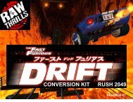 The Fast and the Furious Drift Conversion Kit - Rush 2049 Adder