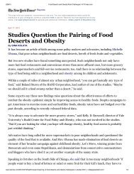 Studies Question the Pairing of Food Deserts and Obesity