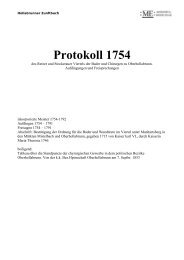 Protokoll 1754 - Memoria Medicinae - Medizinische Universität Wien