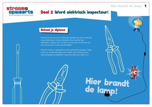 Deel 2 Word elektrisch inspecteur - Stroom-Opwaarts voor leerlingen