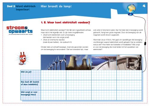 Deel 2 Word elektrisch inspecteur - Stroom-Opwaarts voor leerlingen