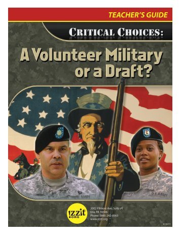 A Volunteer Military or a Draft? - Izzit.org