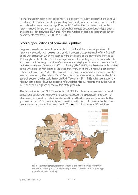 innerâlondon schools 1918â44 a thematic study - English Heritage