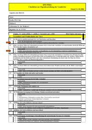 QM-Milch: Checkliste zur Eigenbeurteilung der Landwirte Stand ...