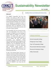 Sustainability Newsletter - Massasoit Community College