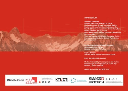 Swiss Biotech Report 2006