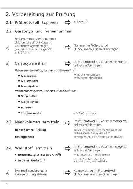 Gravimetrische Prüfung - VITLAB