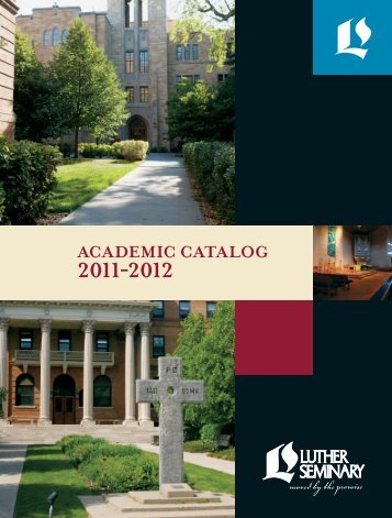AcAdemic cAtAlog - Luther Seminary