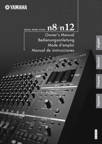 n8/n12 Owner's Manual - zZounds.com