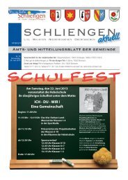 Mitteilungsblatt KW 25 - Gemeinde Schliengen