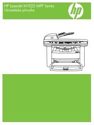 HP LaserJet M1522 MFP Series User Guide - CSWW