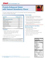 Protein-Enhanced Water with Natural Strawberry Flavor Formulation