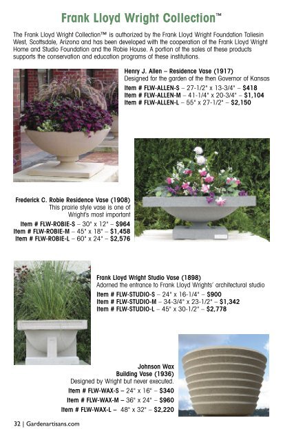 garden artisans 11catalog - Gardenartisans.com