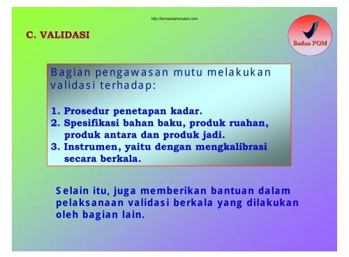 6. Pengawasan Mutu - Farmasi Bahan Alam