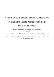 Challenges to Interorganizational Coordination in Integrated Coastal ...