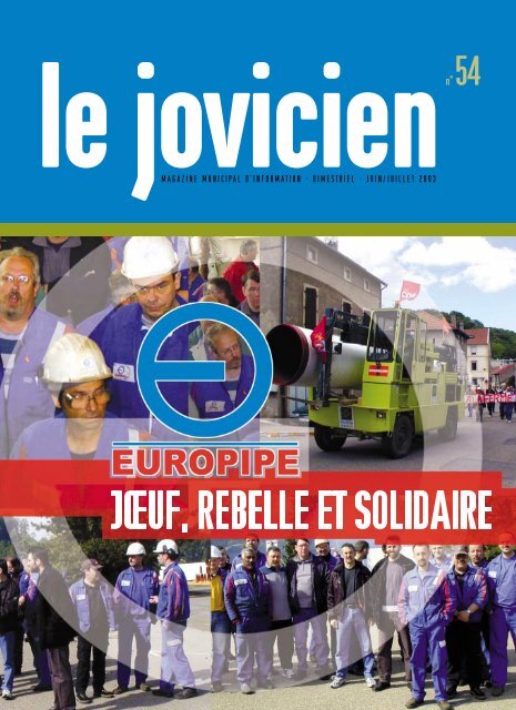 magazine municipal d'information - bimestriel - juin/juillet 2003 - Joeuf