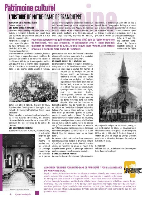 magazine municipal d'information - bimestriel - juin/juillet 2003 - Joeuf