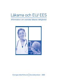 LÃƒÂ¤karna och EU/ EES - Sveriges lÃƒÂ¤karfÃƒÂ¶rbund