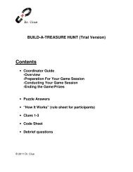 BUILD-A-TREASURE HUNT (Trial Version) - Dr. Clue