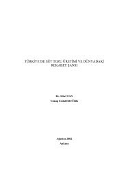 türkiye'de süt tozu üretimi ve dünyadaki rekabet şansı - Tarımsal ...