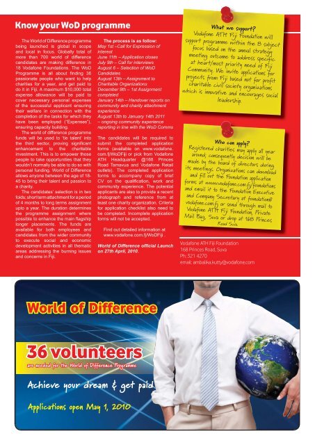 ISSUE 11 / APRIL - Vodafone Fiji