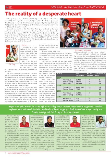 ISSUE 11 / APRIL - Vodafone Fiji