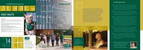 guidance counselor guide - University of South Florida