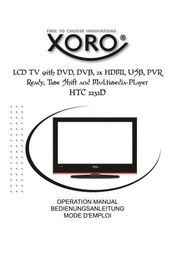 DVD-Player - Service - Xoro