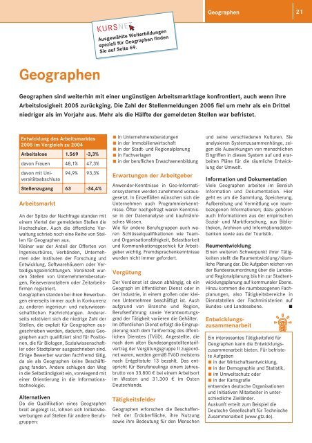 Arbeitsmarkt für Naturwissenschaftler - Fachbereich Biologie ...