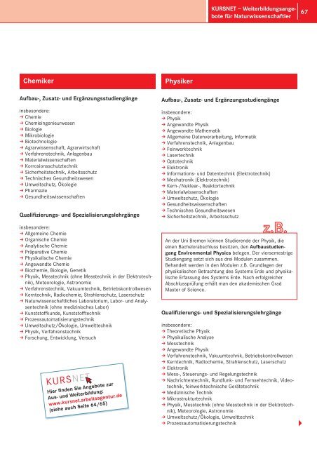 Arbeitsmarkt für Naturwissenschaftler - Fachbereich Biologie ...