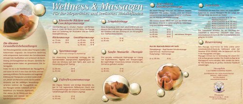 MassagePerle Prospekt - Thermen & Badewelt Sinsheim