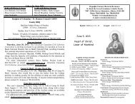 Feast of Christ, Lover of Mankind - St. Basil's Ukrainian Catholic Parish