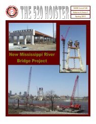 Volume 4, Issue 1 - Operating Engineers Local 520