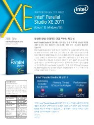 IntelÂ® Parallel Studio XE 2011 - XLsoft Corporation