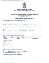 descargar formulario RNC nÂ°3 - Ministerio de Relaciones Exteriores ...