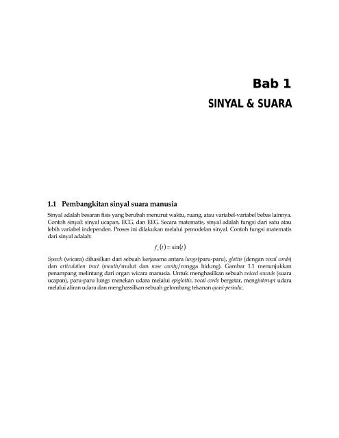 Bab 1 SINYAL & SUARA - Penerbit Graha Ilmu