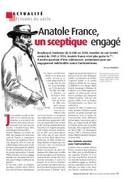 Anatole France, un sceptique engagÃ© - Ligue des droits de l'Homme