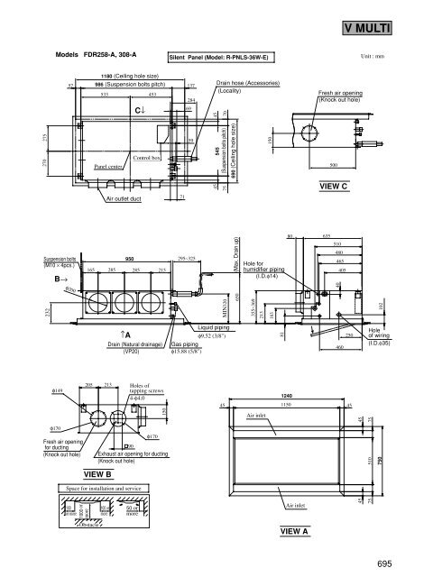 18. MULTI-TYPE(V MULTI) PACKAGED AIR-CONDITIONER Split ...