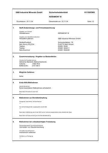 KERAMONT B.pdf - S&B Industrial Minerals GmbH