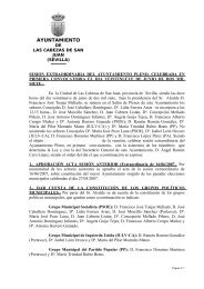 pleno de organizacion y funcionamiento del excmo. ayuntamiento ...