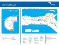 Shopping, Dining and Terminal Map - Edmonton International Airport