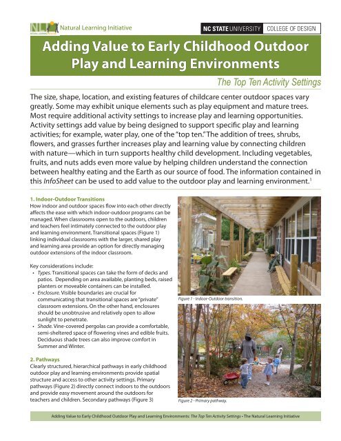 Adding Value to Early Childhood Outdoor Play and Learning ...