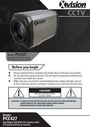 PCC427 User Manual - Xvision