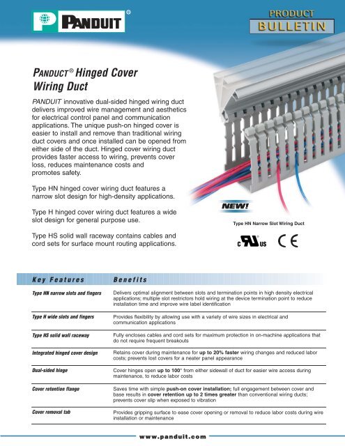 Panduit Panduct Wiring Duct Catalog Titan Air, 47% OFF