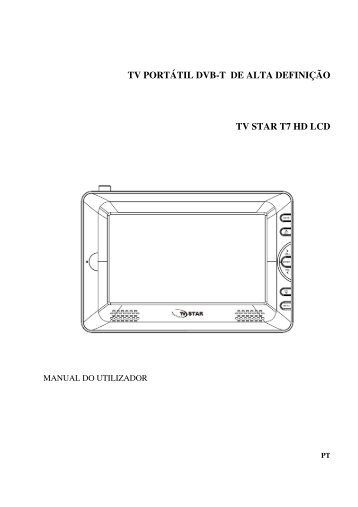 TV PORTÃƒÂTIL DVB-T DE ALTA DEFINIÃƒÂ‡ÃƒÂƒO TV STAR T7 HD LCD