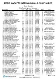 MEDIO MARATÓN INTERNACIONAL DE SANTANDER