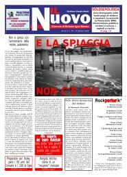 E LA SPIAGGIA NON C'È PIÙ - Il Nuovo