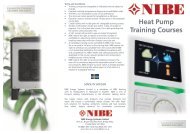 Heat Pump Training Courses - Nibe