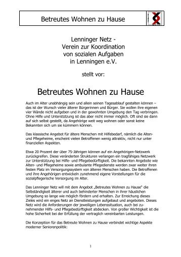 Betreutes Wohnen zu Hause - Wachsende Kirche