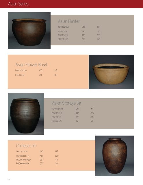 ARCHITECTURAL POTTERY